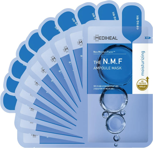 Mediheal NMF Aquaring Ampoule Sheet Mask — Pack of 10